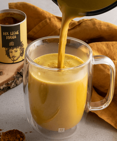 Foto de Leche Dorada con Cúrcuma