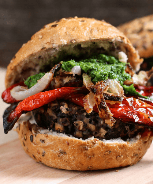 Foto de Vurguer Picante - Hamburguesa de Frijol Negro