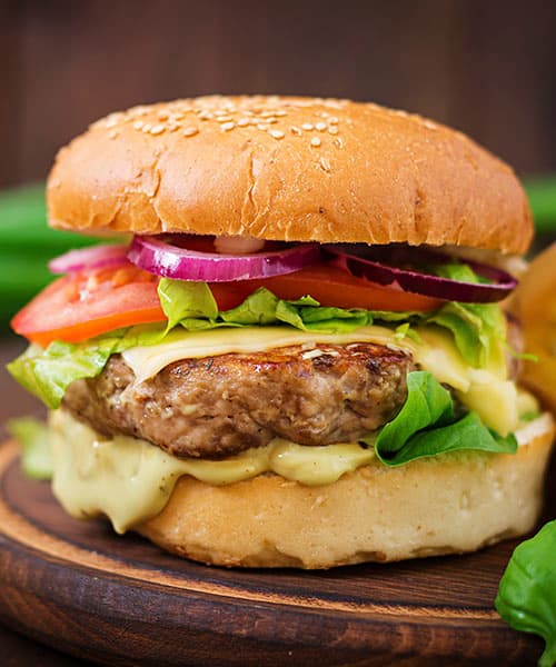 Foto de Vurguer Doble - Doble hamburguesa vegana
