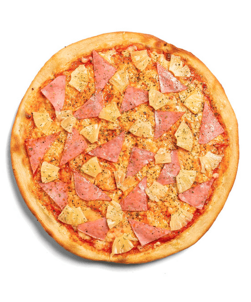 Foto de Pizza Hawaiana con 'Jamón' Vegetal