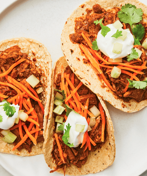 Foto de Tacos de Jackfruit Deshebrada